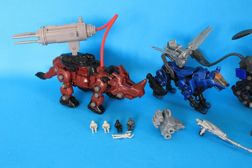 Lote Zoids Command Wolf Red Horn Gun Sniper Shield Tiger (Usado)