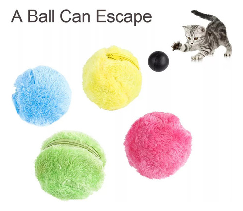 Microfibra Magic Roller Ball Automático Perro Gato Juguetes