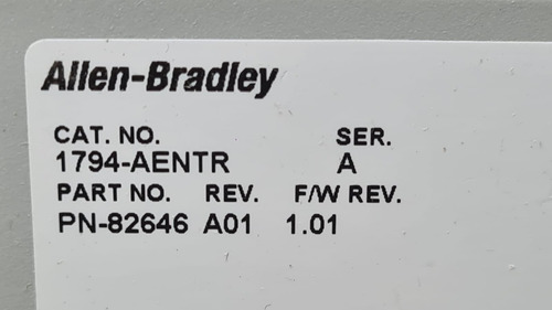 Allen Bradley 1794-aentr Power Industrial