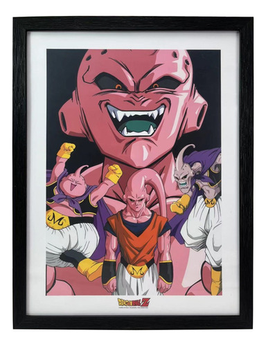 Cuadros Decorativos Dragon Ball Z - Geek Industry Color Rosa