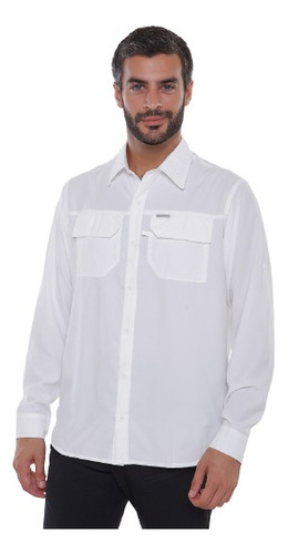 Camisa Montagne Raven Repelente Al Agua Hombre Uv50 Premium