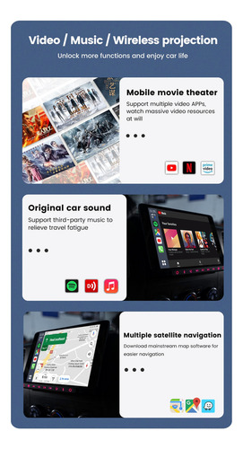 Carplay Ai Box Android 11 Inalámbrico Carplay Android Auto Y