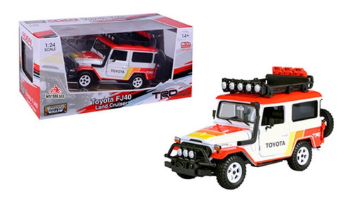 Toyota Fj40 Trd 4x4 Off Road Racing 1/24 Motor Max