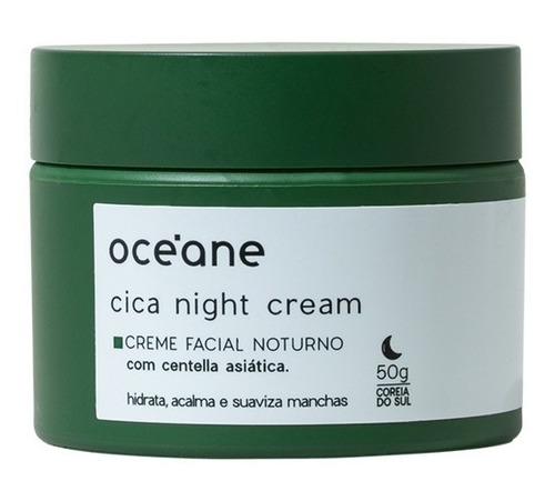 Creme Facial Noturno - Cica Night Cream 50g Momento de aplicação Noite Tipo de pele Todo tipo de pele