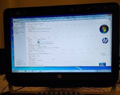 All in one HP Omni 120-1026LA 20" procesador Intel Core i3-2100 4GB de Ram 1TB HDD