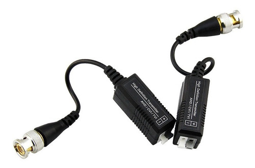 Imagen 2 de 4 de Balun Par Para Cctv, Camaras Ahd / Cvi / Tvi