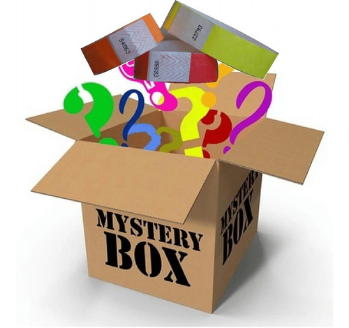 Imagen 1 de 8 de Mystery Box Manillas Tyvek Figuras ( 100 Unidades )