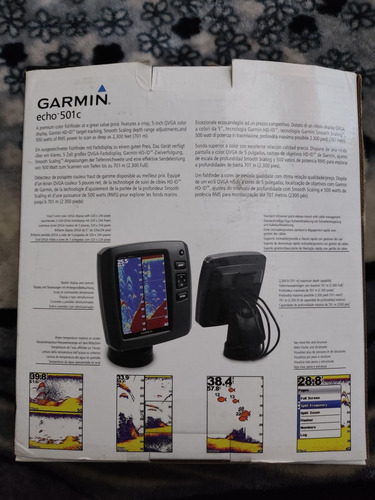 Sonda Sonar Peces Garmin Echo 501c.