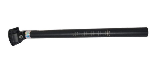 Imagem 1 de 2 de Canote Selim Bike C/carrinho 27.2 X 400mm Pint. Preto Steez