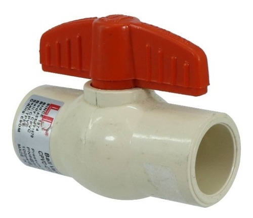 Válvula Bola Sin Rosca De Cpvc Cedula 40 3/4puLG 10201970