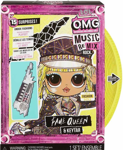 Lol Omg Remix Rock Fame Queen, Con 15 Sorpresas