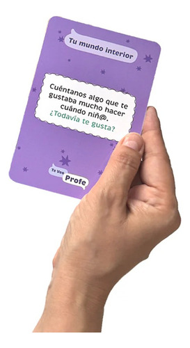Juego Cartas Te Veo Profe - 55 Cartas Preguntas / Diverti