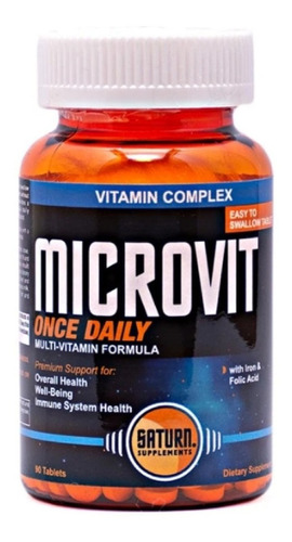 Multivitamínico Microvit Saturn 90cps - Nutrition Center