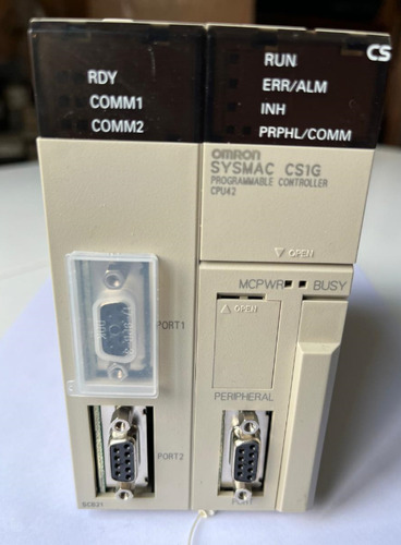 Clp Omron Cs1g-cpu42-ev1 Sysmac + Serial Cs1w-scb21 S/caixa