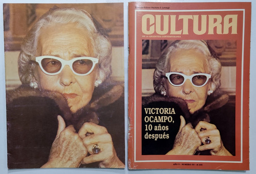 Revista Cultura Nº 30. Victoria Ocampo. 1990.