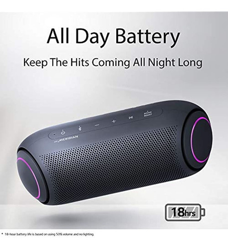 Imagen 3 de 5 de LG Pl5 Xboom Go Altavoz Inalambrico Bluetooth Para Fiestas