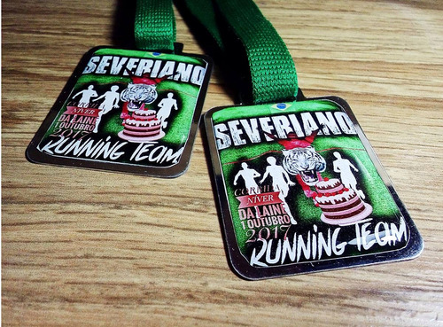 Medalha Esportiva Personalizada De Metal Resinada