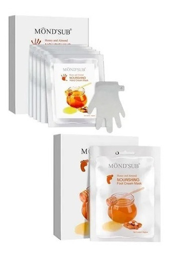 Pack 10 Mascarillas Hidratante Manos Miel/almendras Mondsub