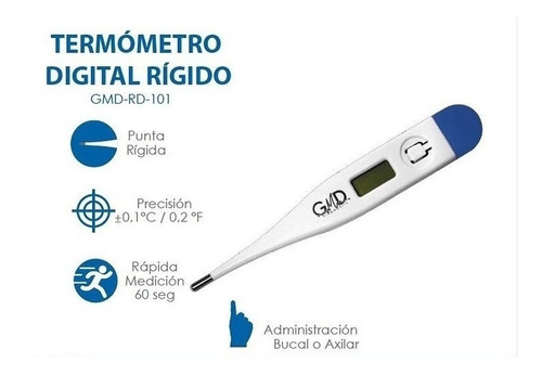 Termometro Digital Punta Rigida