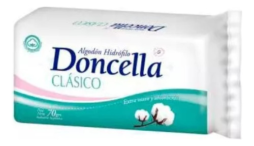 Algodon Hidrofilo Clasico Paquete 70 Gramos Doncella (4138)