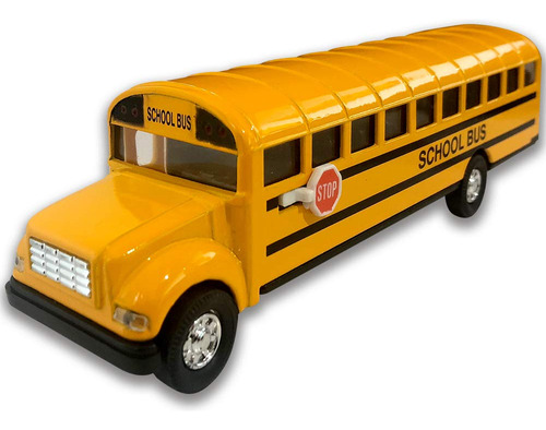 Artcreativity Autobús Escolar Amarillo Fundido Para Niños.