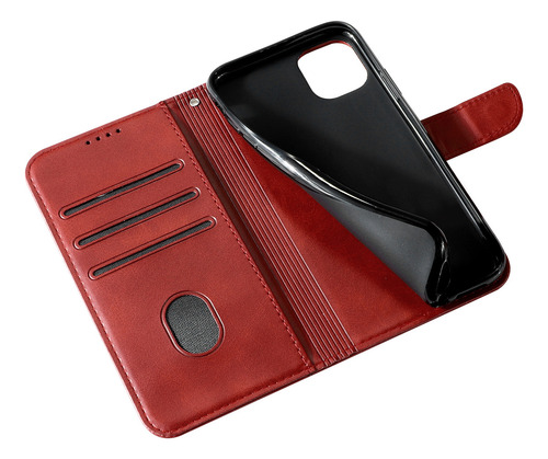 Funda De Piel Tipo Libro Para Oppo A12/ A5s/a12s Con Función Atril Magnética