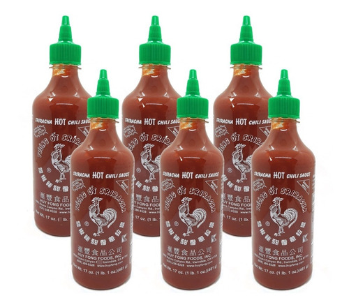 Pack X 6 Unid Salsa Sriracha 482 Gr Tuong Ot