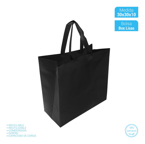 Imagen 1 de 3 de 300 Bolsas Boutique Con Fuelle Lateral 30x30x10 Somosfábrica