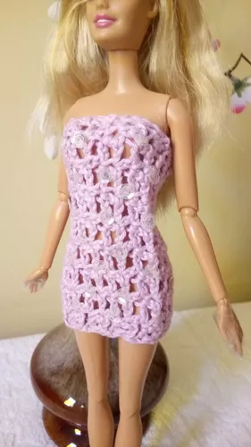 Vestido De Croch Para Boneca Barbie - MercadoLivre Brasil