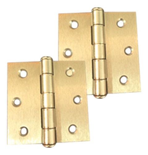 Bisagra Bash Golillas Friccion  3 X 3 2 Pcs Bronce 