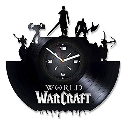 Reloj De Pared De Vinilo Horde De World Of Warcraft.
