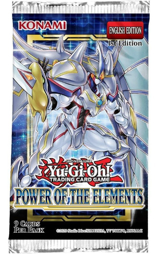 Booster Yu-gi-oh Poder Dos Elementos