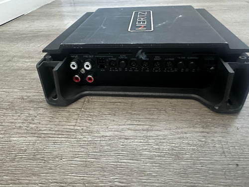 Amplificador Monobloco Hertz Hcp 1d 700w Rms Classe D Preto Cinza (Usado)
