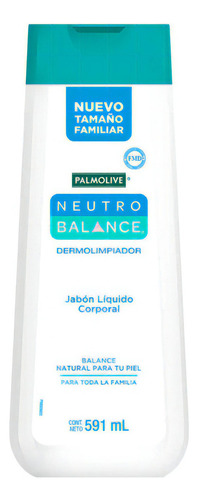 Jabón Líquido Corporal Palmolive Neutro Balance Dermolimpiador 591ml