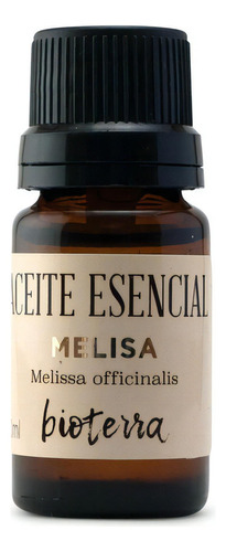 Aceite Esencial Melisa Puro Cosmética Natural Bioterra Tipo De Piel Todas