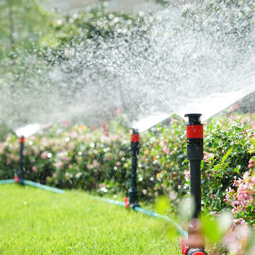 Sistema De Riego De Jardín Flexible Con Rociador Y Manguera