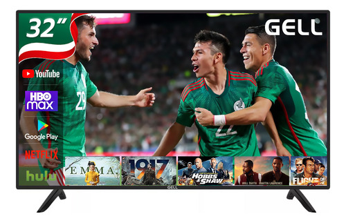 Pantalla Smart Tv 32 Pulgadas Android Tv Gell 32 Televisores (Usado)