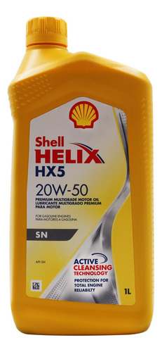 Shell Helix Hx5 20w-50 Lubricante Multigrado Premium