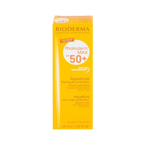 Imagen 1 de 4 de Protector solar Bioderma Photoderm MAX Aquafluide para rostro en crema FPS50 x 40 ml