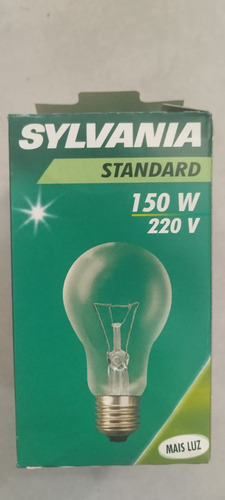 Lâmpada Incandescente 150w 220v Sylvania (kit Com 2 )