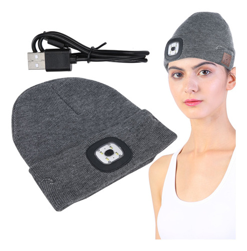 Gorro Musical Inalámbrico Con Luz Led Bluetooth De Doble Pro