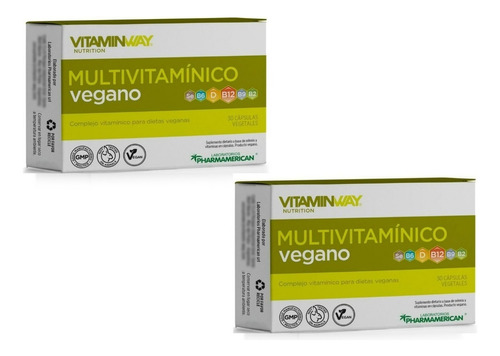 Multivitaminico Vegano X2 C, D, E, B12 B1 B2 B3 B5 B6 B9