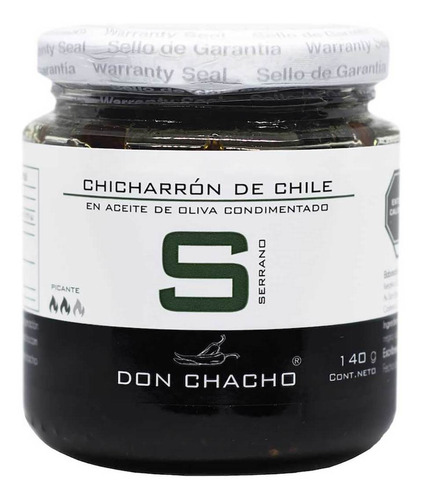 Chicharrón Don Chacho De Chile Serrano 140g