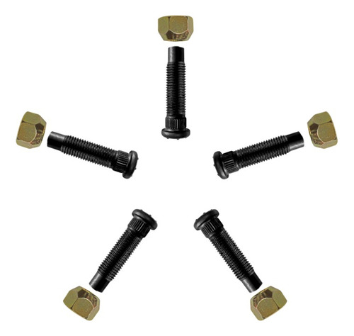Jgo 5 Birlo Rueda Con Tuerca Para Chevrolet Trax 2013 2014