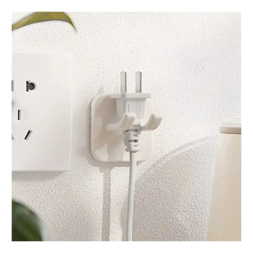 Soporte De Gancho For Enchufe De Almacenamiento De Pared