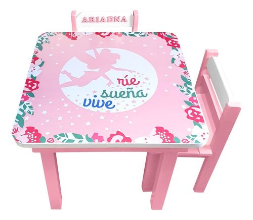 Mesa Y 2  Sillas Para Niños