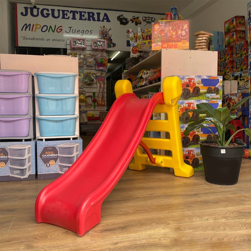 Imagen 5 de 10 de Toboganes Infantiles 4 Niveles Plegable Plástico Reforzado M