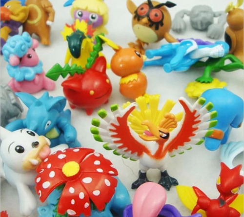 Lote 24 Figuras Pokémon 2 A 3cm + Estuche Al Azar De Regalo