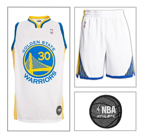 Conjunto Basquet Warriors Nba Camiseta Short Curry Oficial