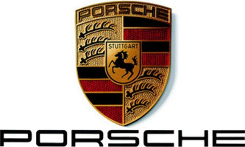 Placa Porsche Genuino Licencia Marco De Acero Inoxidable